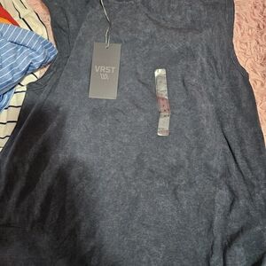 VRST Women's Black Muscle Tee